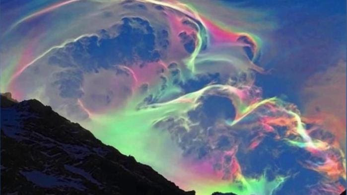 Météo : un nuage iridescent aperçu en Asie