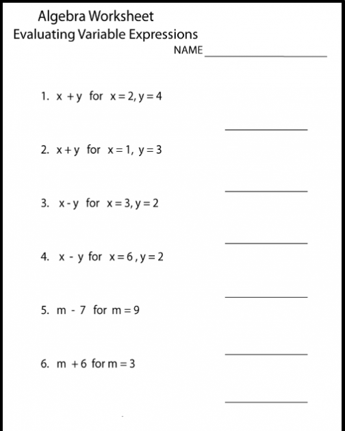 6th grade math problems worksheet page madam