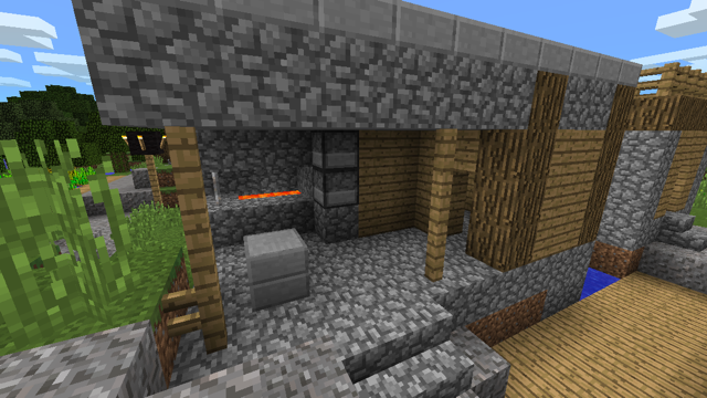 最高のマインクラフト 最高のマイクラ 村 鍛冶屋 設計図
