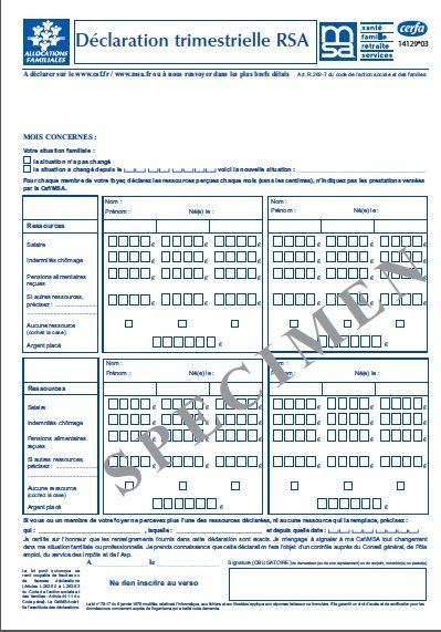 Caf fr declaration trimestrielle - lansbrook56inob