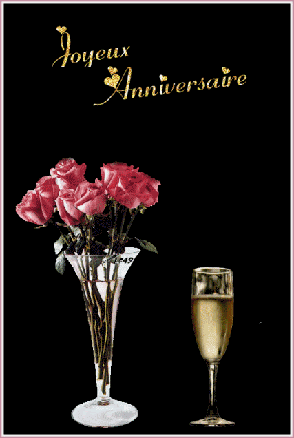 Joyeux Anniversaire Fleurs Gif Anime Glayds