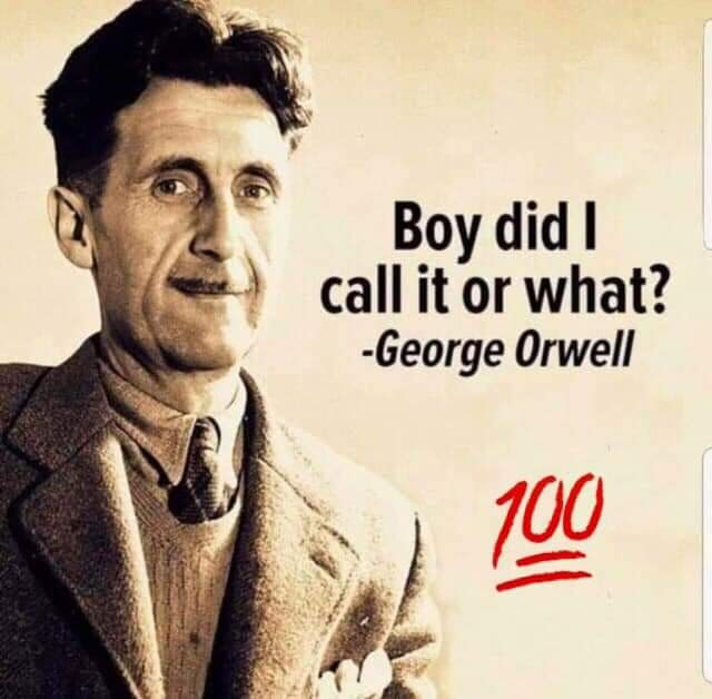 George Orwell Meme where he says "he nailed it."