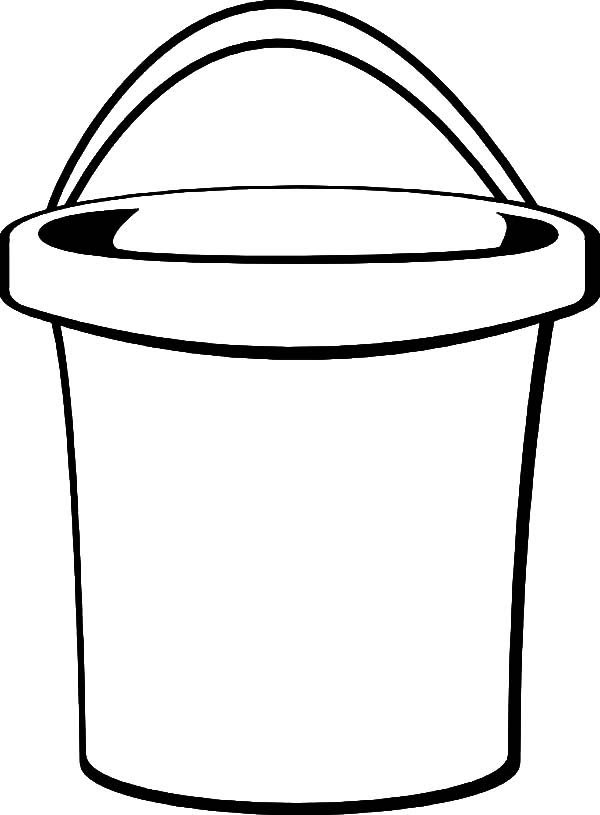 Download Beach Bucket, : Drawing Beach Bucket Coloring Pages