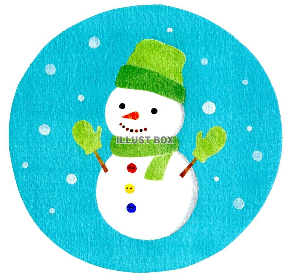 ラブリー無料 雪だるま イラスト 手書き スーパーイラストコレクション