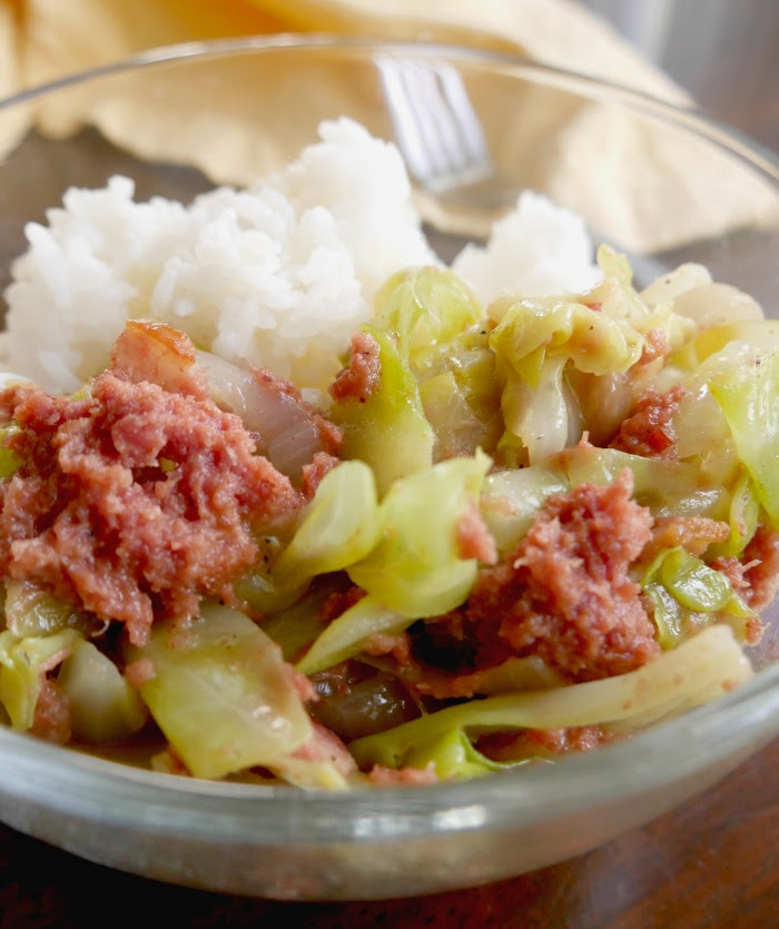 It's super easy to make, especially if you're using canned corned beef. Hawaii Style Corned Beef And Cabbage Quick 30 Minute Meal