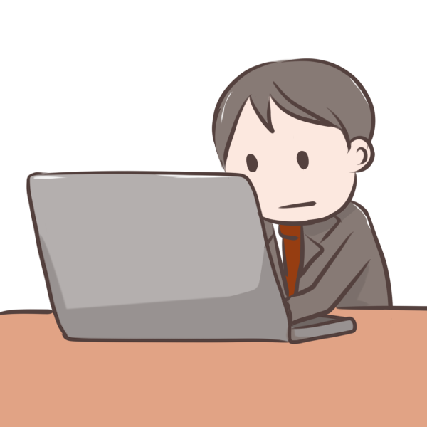 上選択 パソコンを使う人 イラスト かわいい無料イラスト素材