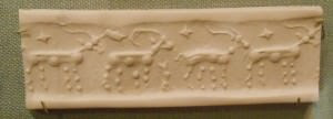 Cylinder Seal, Horned Animals ()