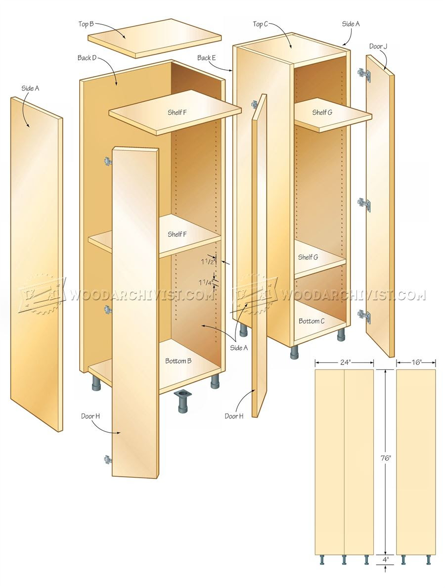 Linen cabinet building plans