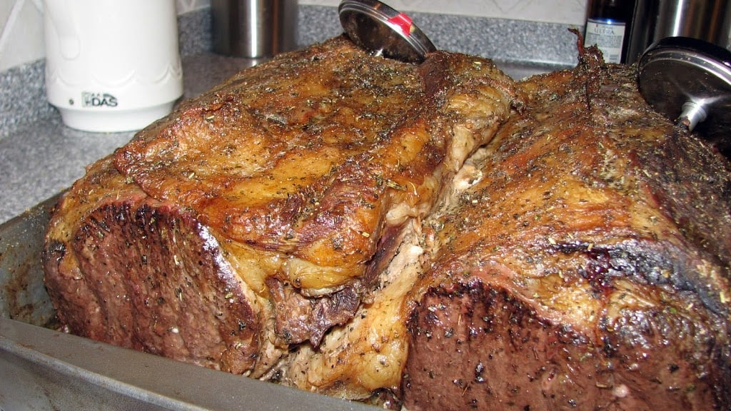 Easy christmas dinner menu with beef rib roast Italian Style Prime Rib Roast My In Laws Do It Best An Affair From The Heart