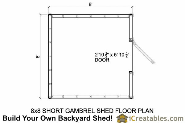 Dominic Shed: Plans for a gambrel roof shed