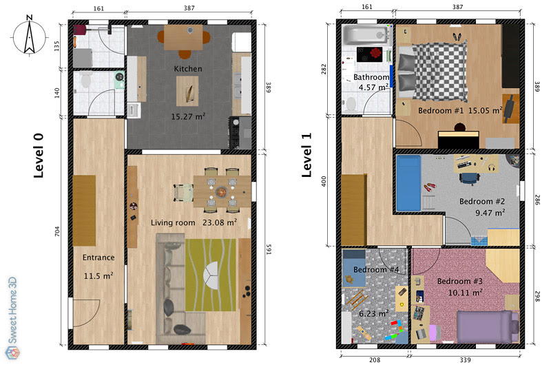 Unlimited number of floors with… Sweet Home 3d Draw Floor Plans And Arrange Furniture Freely