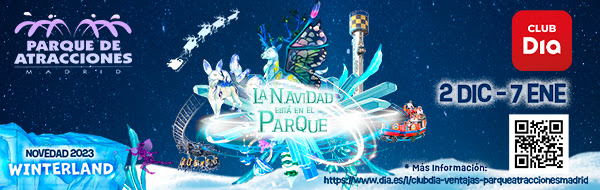 Parque de atracciones de Madrid, la Navidad está en el parque,2dic-7ene