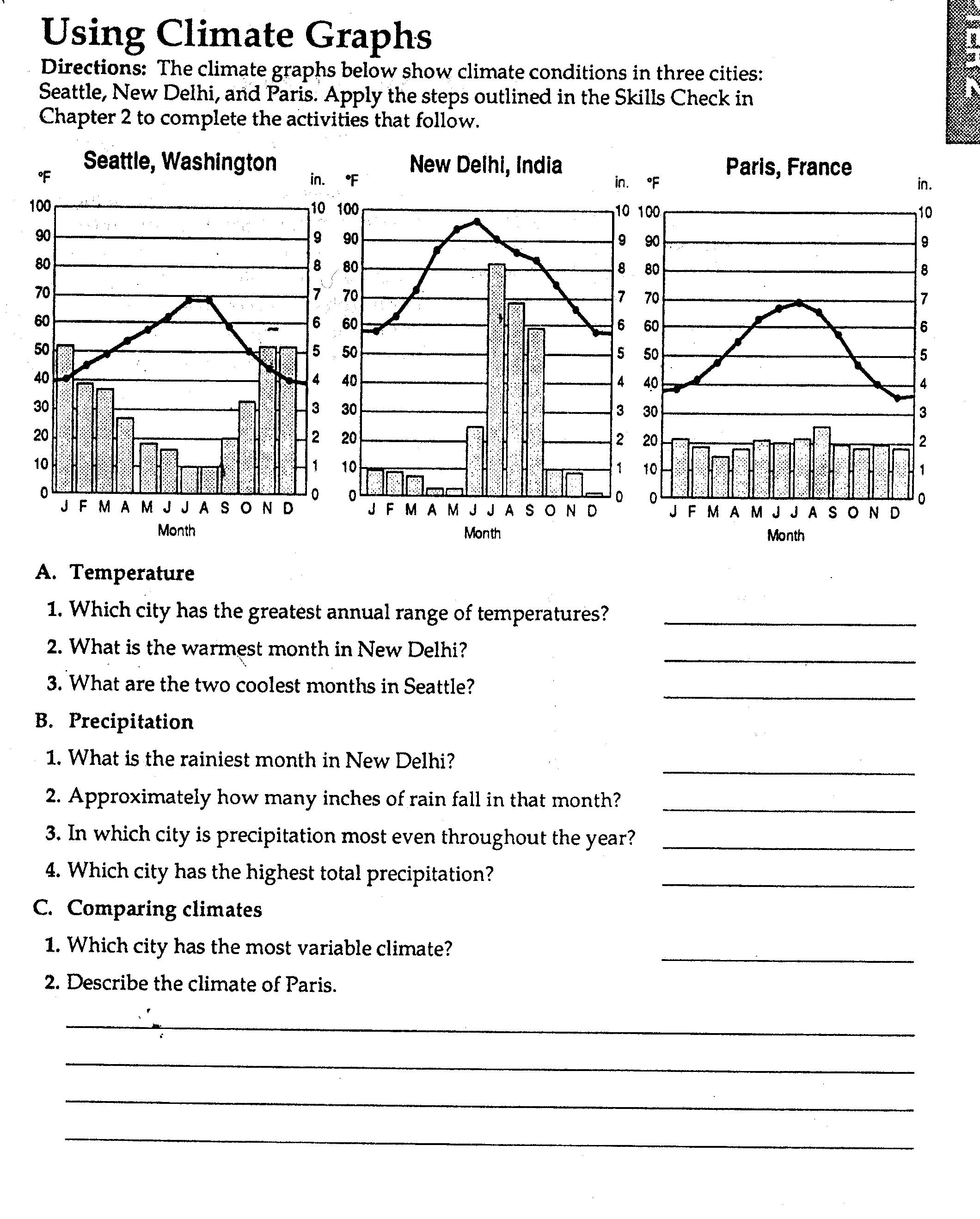 geography worksheet new 582 geography worksheets climate