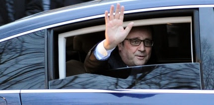 François Hollande à Tulle, le 17 janvier 2015