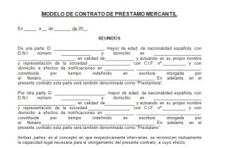 Modelo de contrato de transacción mexico