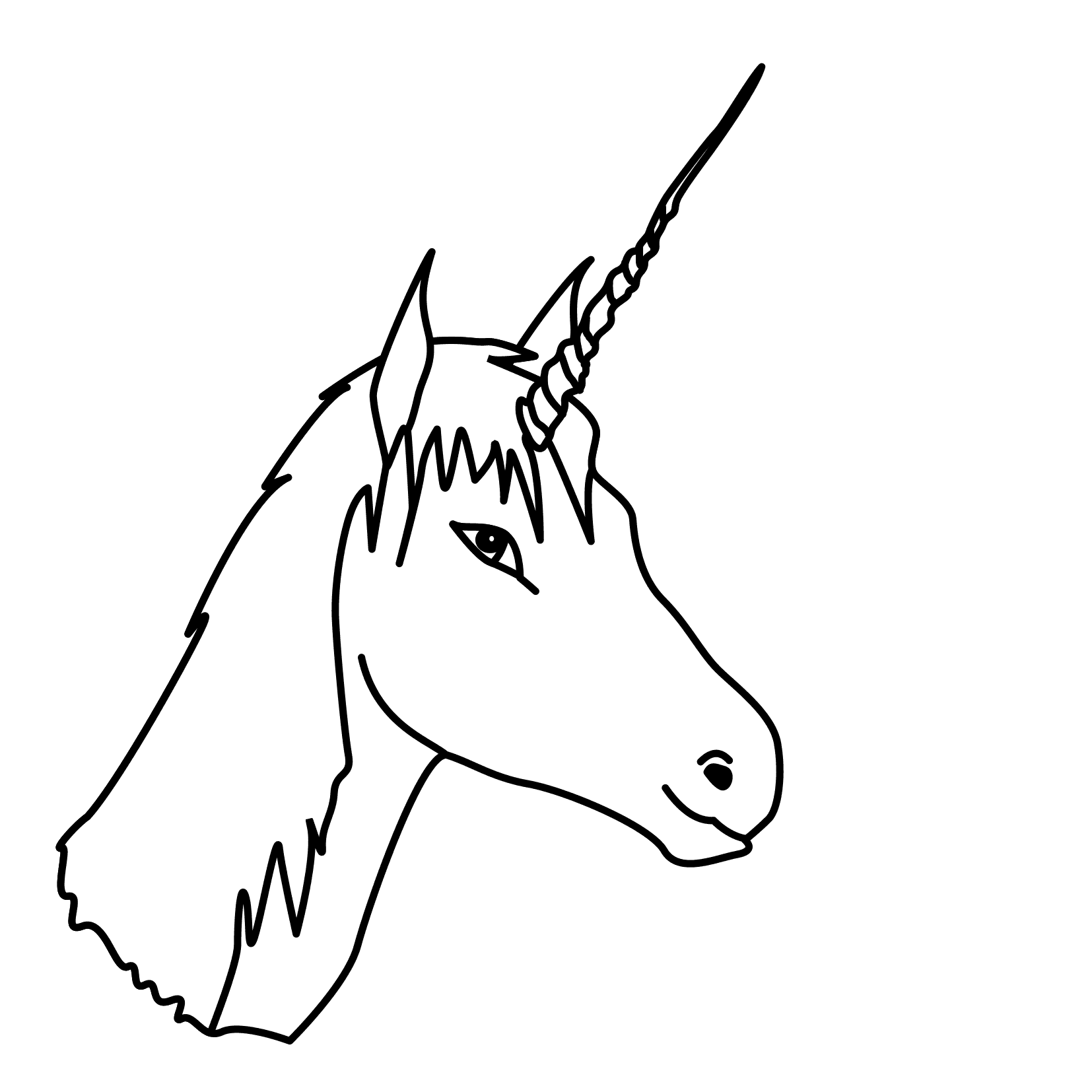 Einhorn vorlage einhorn schablone als pdf kribbelbunt. Kostenlose Malvorlagen Window Color Fensterbilder Zum Download