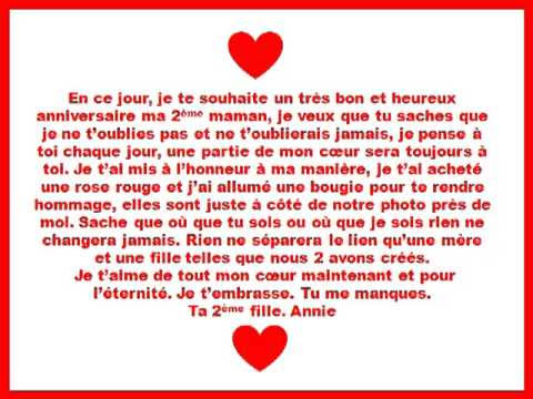 Texte Joyeux Anniversaire Maman 50 Ans Roy