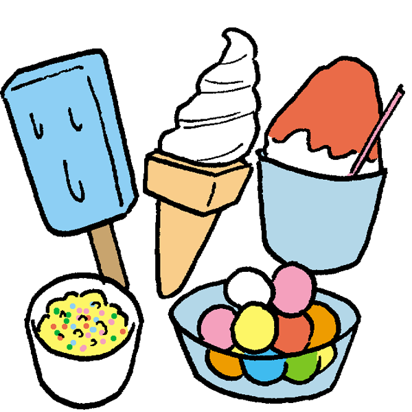 ラブリー食べ物 イラスト フリー 素材 無料イラスト集