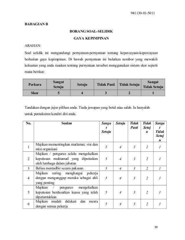 Borang Kaji Selidik Produk Makanan