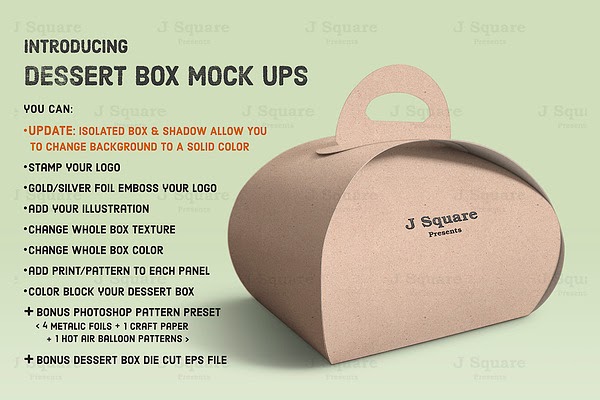 Download Dessert Box Mock Ups PSD Mockups Templates - Free Download ...