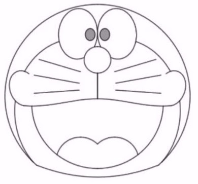 無料イラスト画像 最高ドラえもん イラスト 白黒
