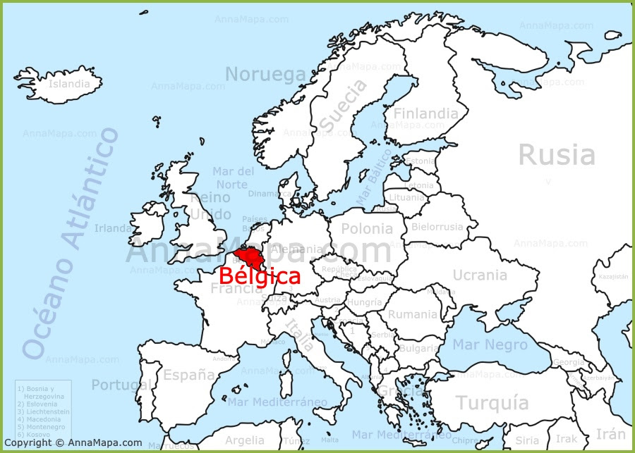 Encuentra el lugar de votación. Belgica Mapa Europa Mapa