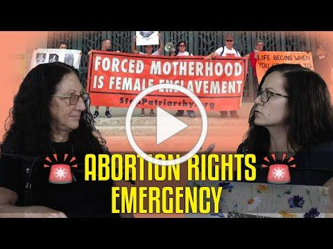 Toni Redtree on the 🚨ABORTION RIGHTS EMERGENCY 🚨