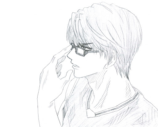 画像 メガネ イラスト 男 横顔 美しい芸術