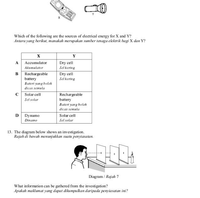 Soalan Sains Tahun 4 Sifat Bahan - Kecemasan t