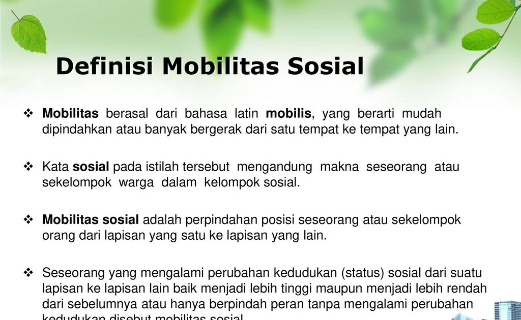 Contoh Soal Ips Kelas 8 Tentang Mobilitas Sosial Soal