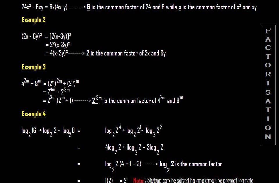 Contoh Soalan Logarithm - DP BBM WA