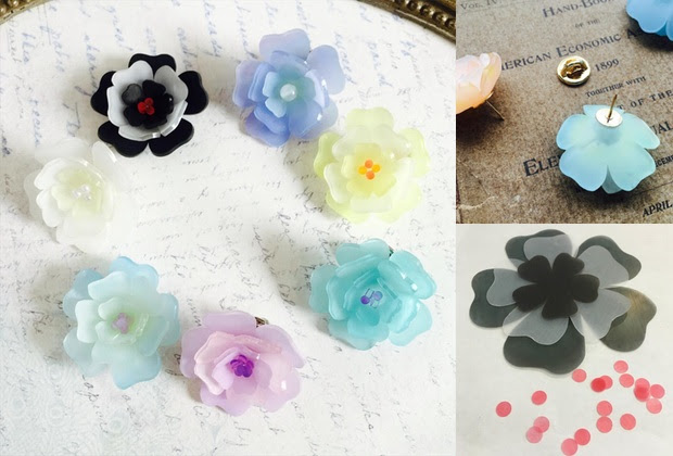 驚くばかりプラバン 花 立体 最高の花の画像