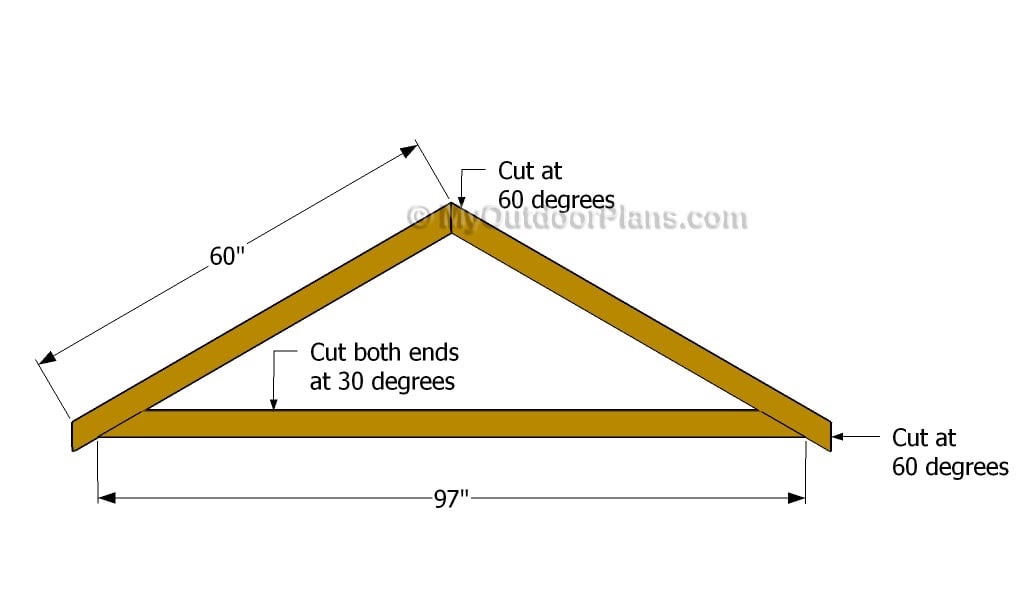 Best How to build gable roof trusses for shed How to Learn