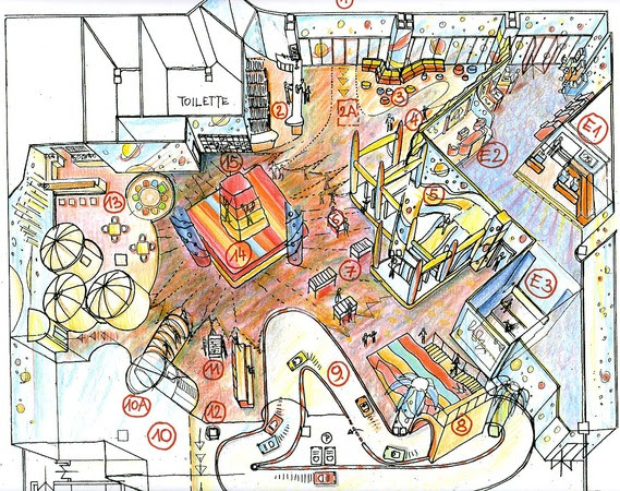 I find drawing a rough map of your current space can really help you visualise as you work through the design process. Children S Indoor Playground Detail Plan