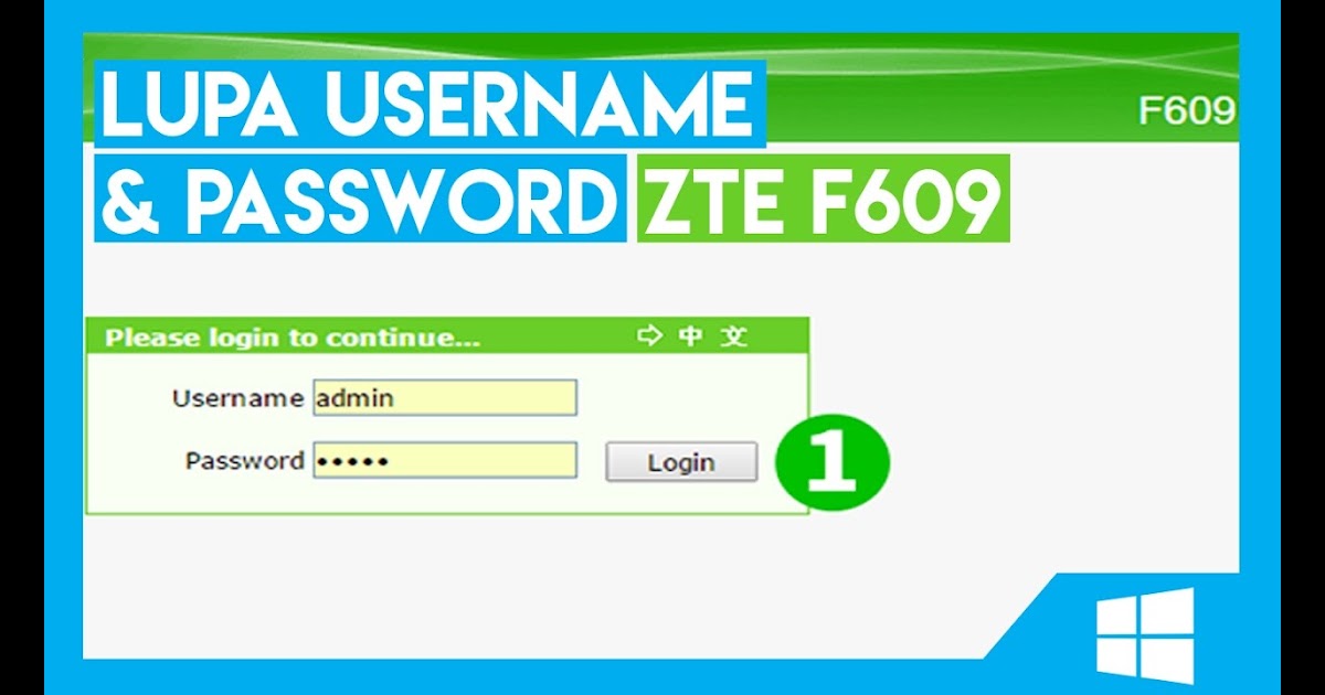 Password Router Indihome Zte / Cara Mengganti Password ...