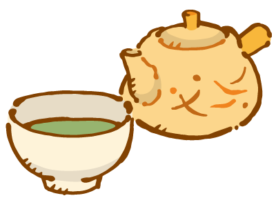 動物画像のすべて ロイヤリティフリーかわいい 茶 お茶 イラスト
