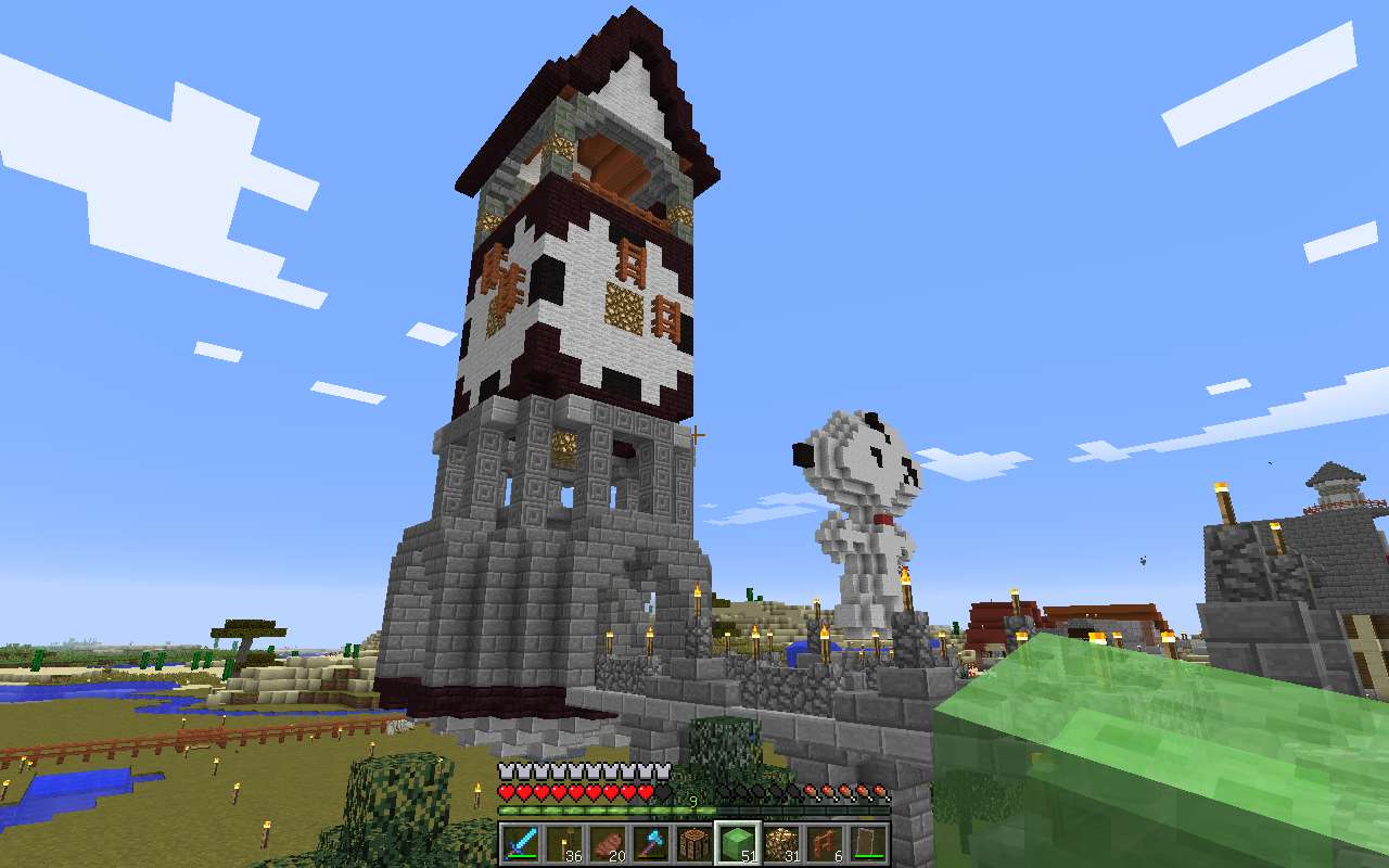 マイクラ 時計台 マイクラ 時計台 建築 Okinariegnrcl