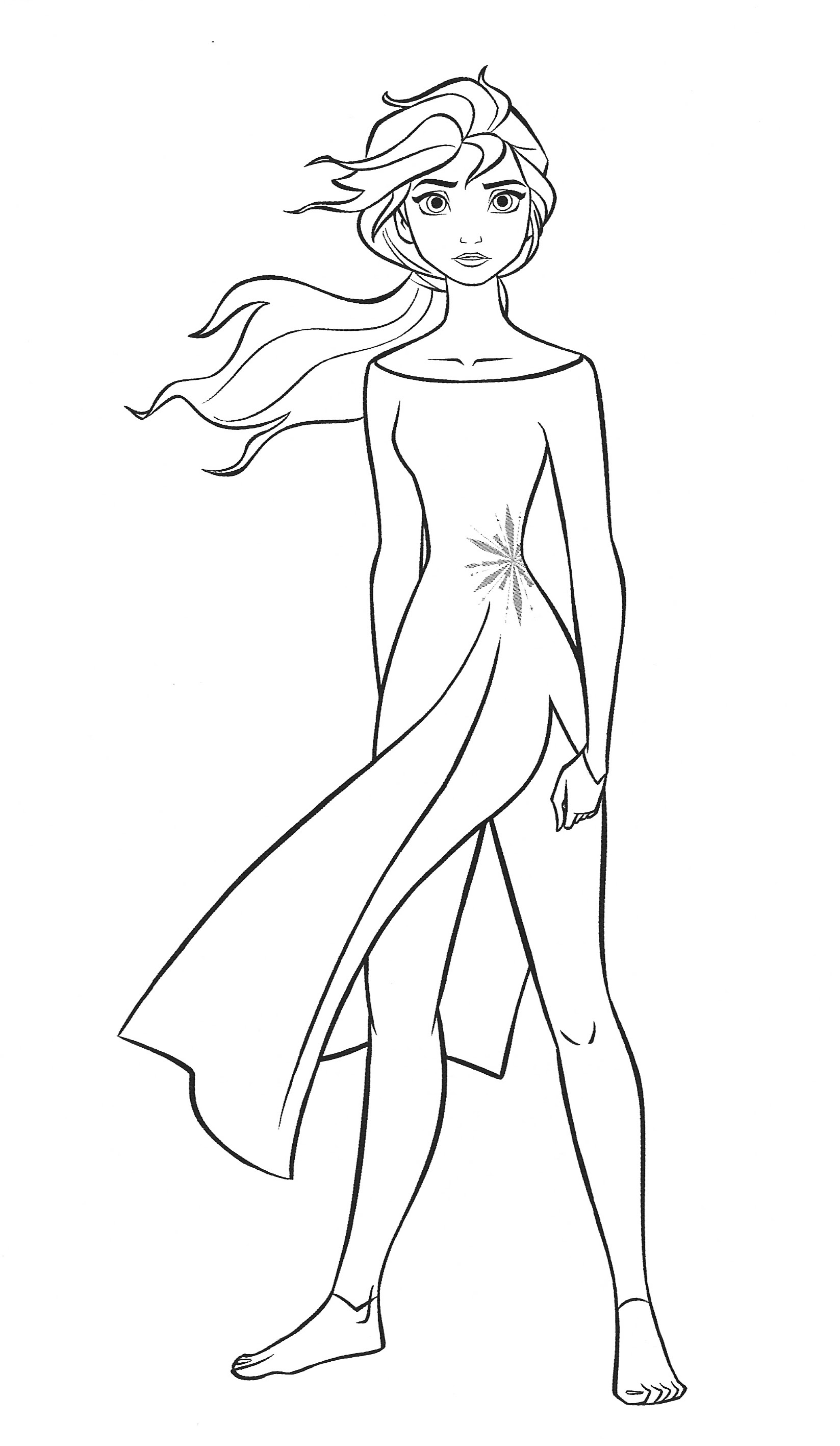 Download Frozen 2 Coloring Pages Into The Unknown - colouring mermaid