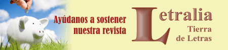 Ayúdanos a sostener Letralia