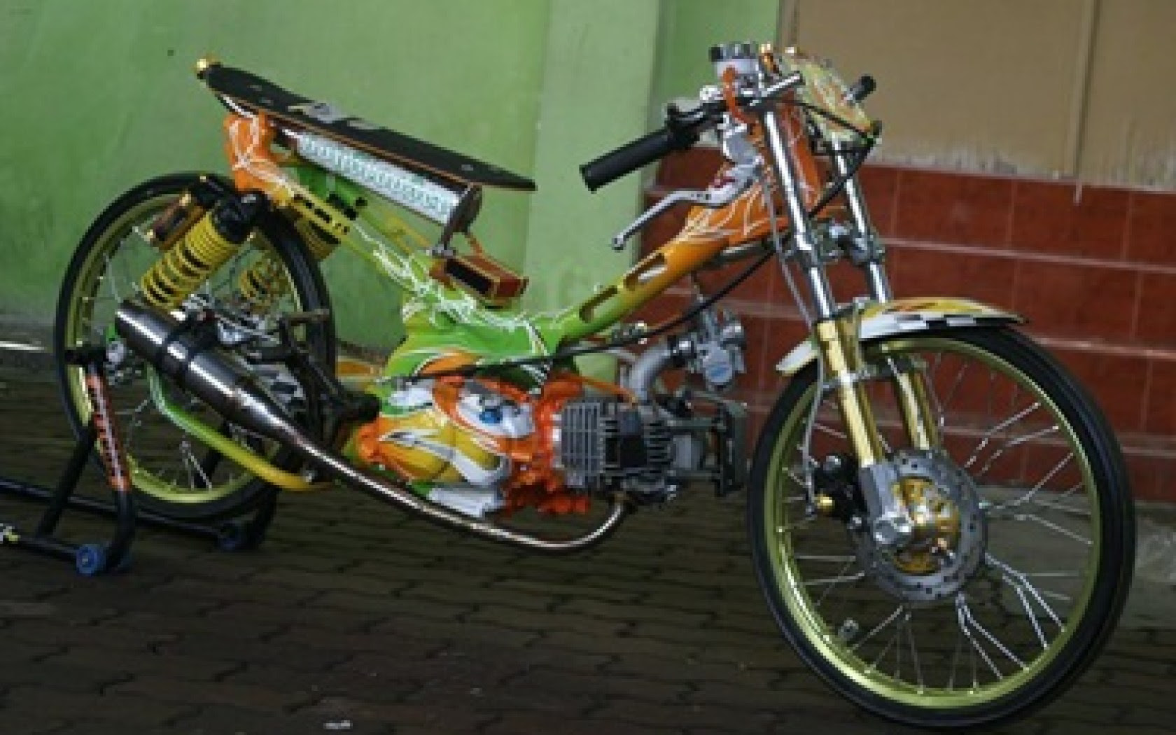 Kumpulan Gambar Modifikasi Motor Drag Jupiter Z Terbaru Dan