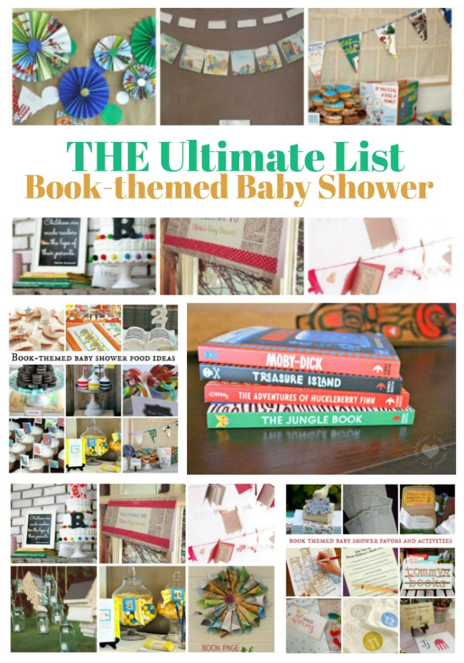 Is mom a real book worm? The Ultimate List Of Book Themed Baby Shower Ideas