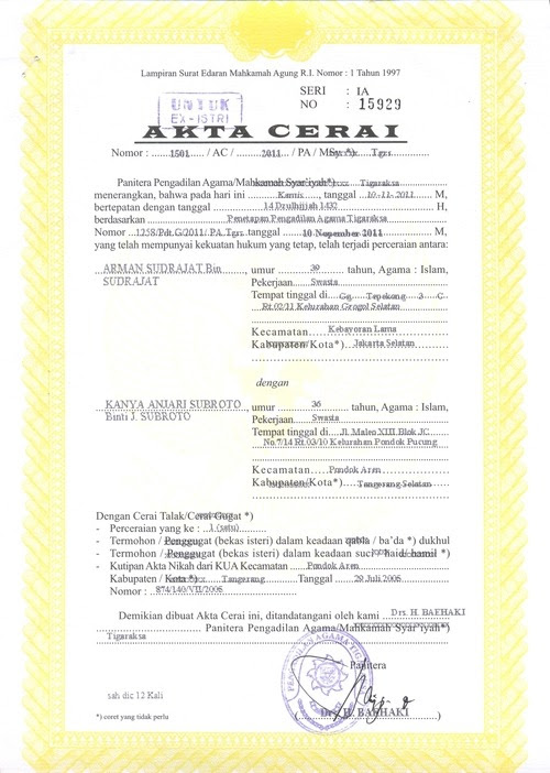 Contoh Surat Kuasa Di Pengadilan - Wo Ternyata