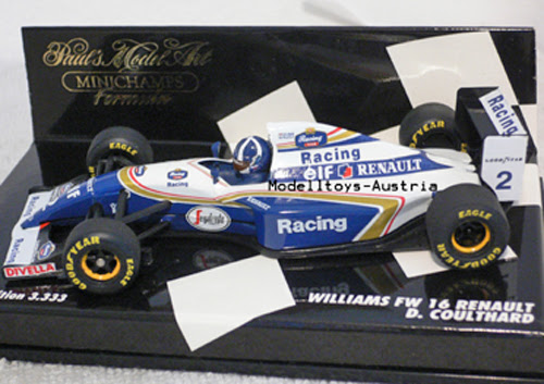 David marshall coulthard mbe (/ˈkoʊlθɑːrt/; Williams Fw16 Renault 1994 David Coulthard 1 43 Modelltoys Austria