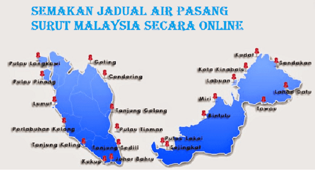 air pasang surut lumut