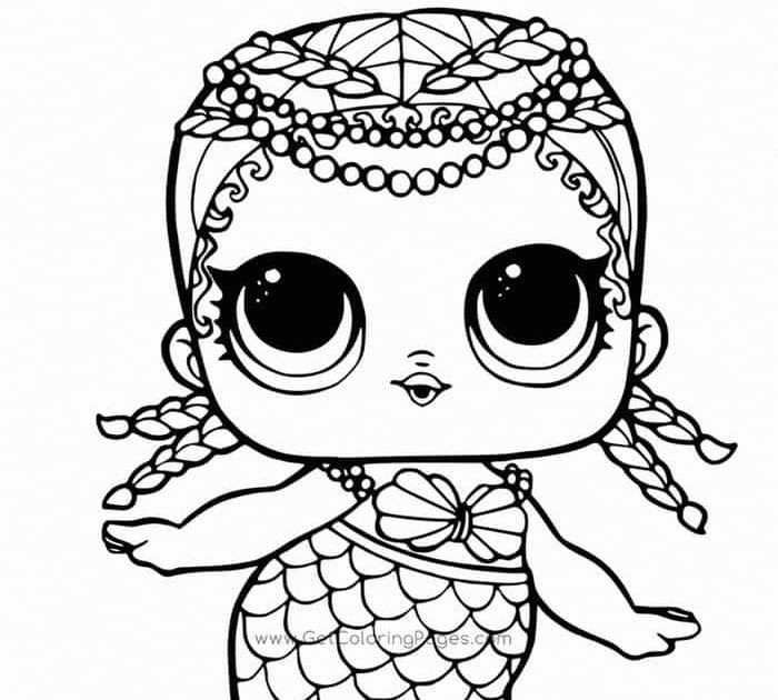 Lol Mermaid Doll Coloring Page ~ Scenery Mountains