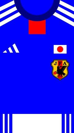 最高のイラスト画像 エレガントサッカー 日本代表 ユニフォーム イラスト
