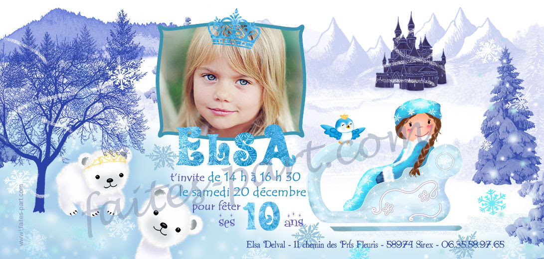 Carte Anniversaire Virtuelle La Reine Des Neiges Carte Lisaoycwilson Web
