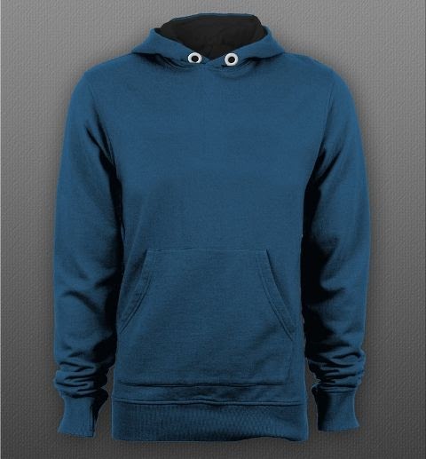 Download Mentahan Hoodie Polos Biru Dongker - MOCKUP FRESH