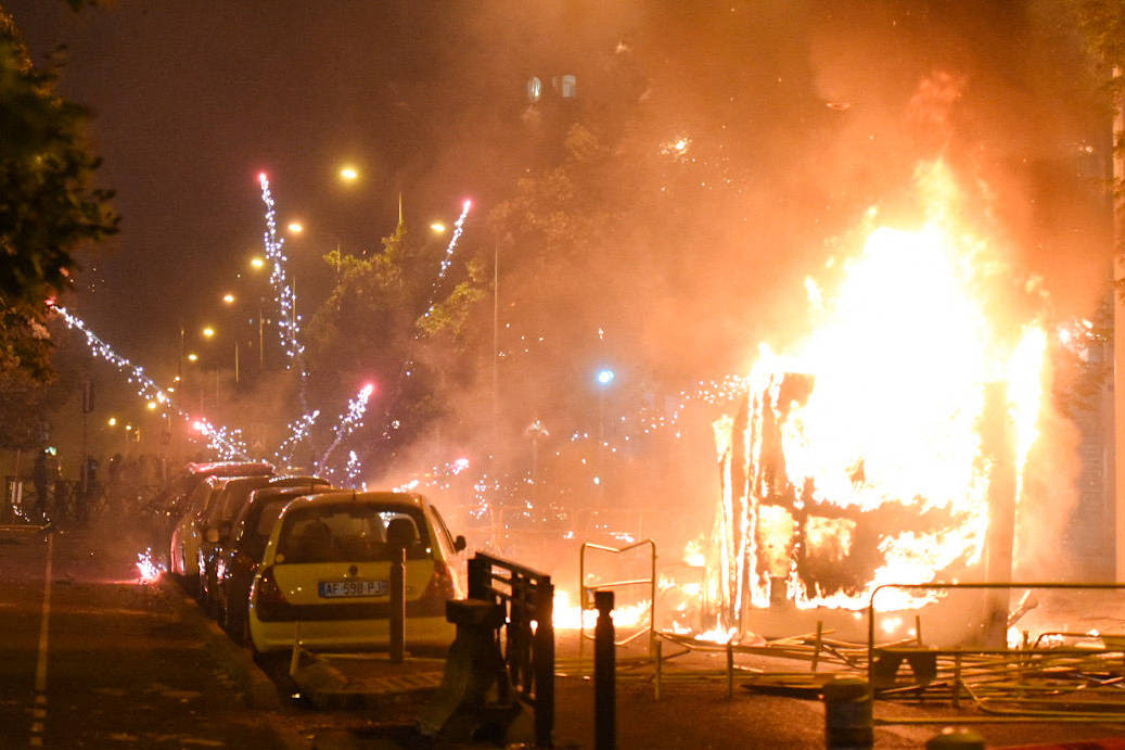 Violences à Nanterre dans la nuit de mardi à mercredi.