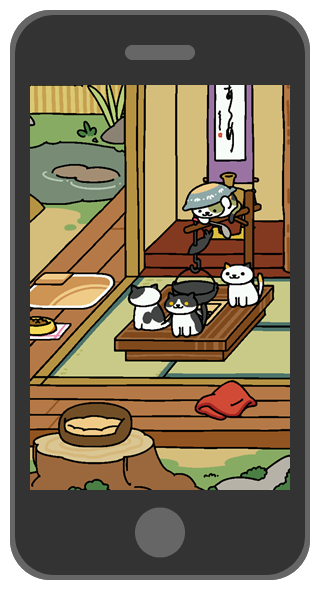 ねこあつめ 壁紙 保存先 Udin